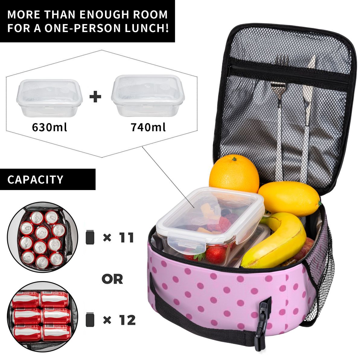 Bestselling Pink Polka Dot On  - Food Snacks Background recension och pris