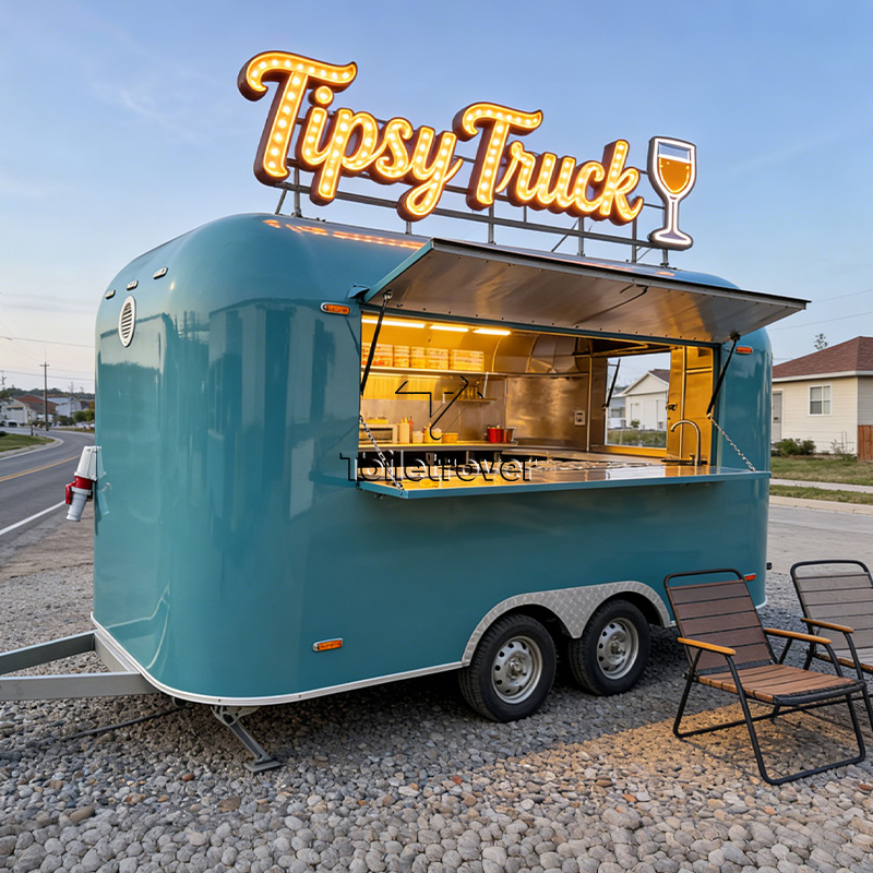 Fiberglass Food Truck Custom-M - Quality Food Snacks recension och pris
