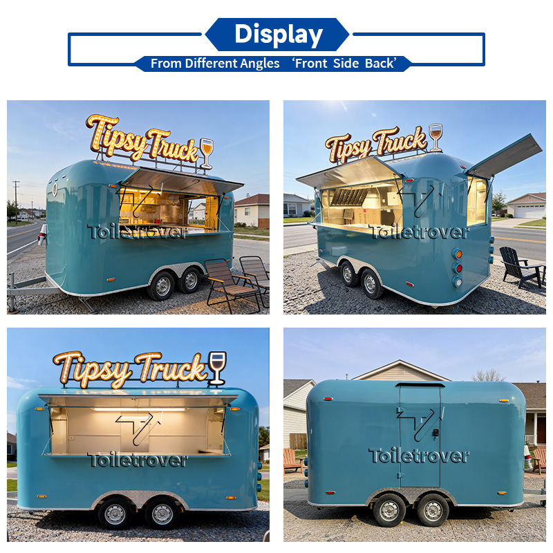 Fiberglass Food Truck Custom-M - Quality Food Snacks recension och pris