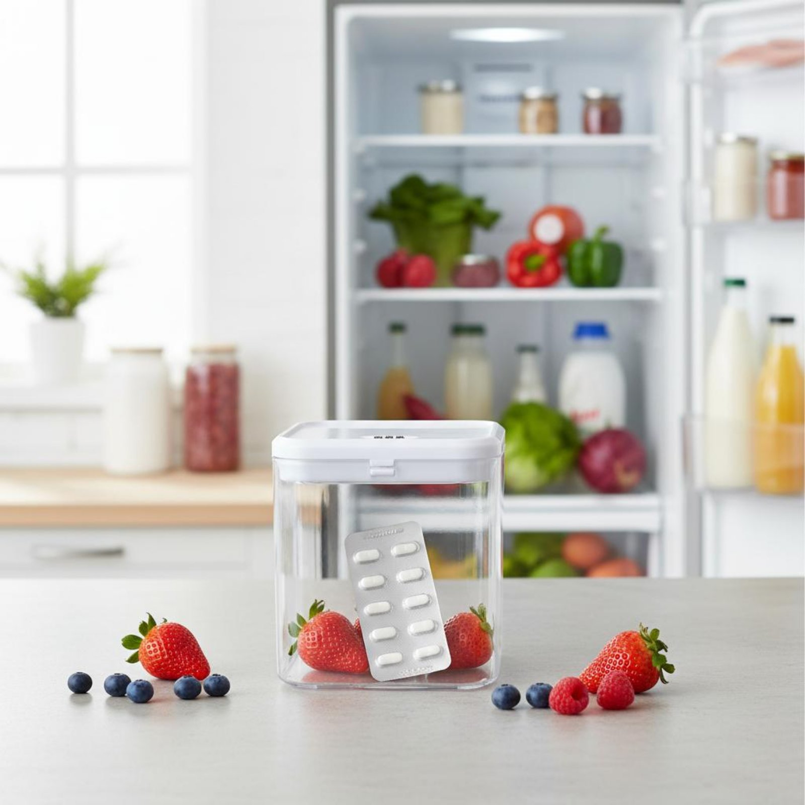 Clear Lockable Box Versatile L - Food & Snacks Coloring Book Bold & Easy recension och pris