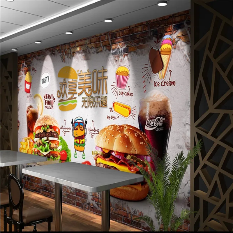 Customized Text Burger French  - Food Snacks Background recension och pris