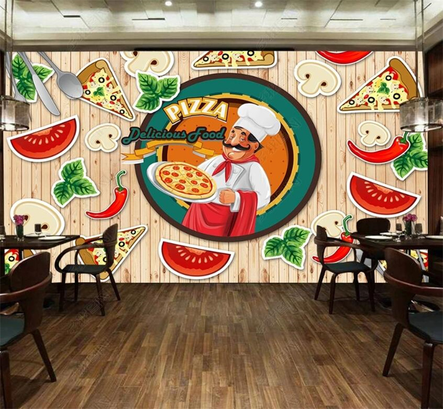 Custom Pizza Fast Food Mural W - Food Snacks Background recension och pris