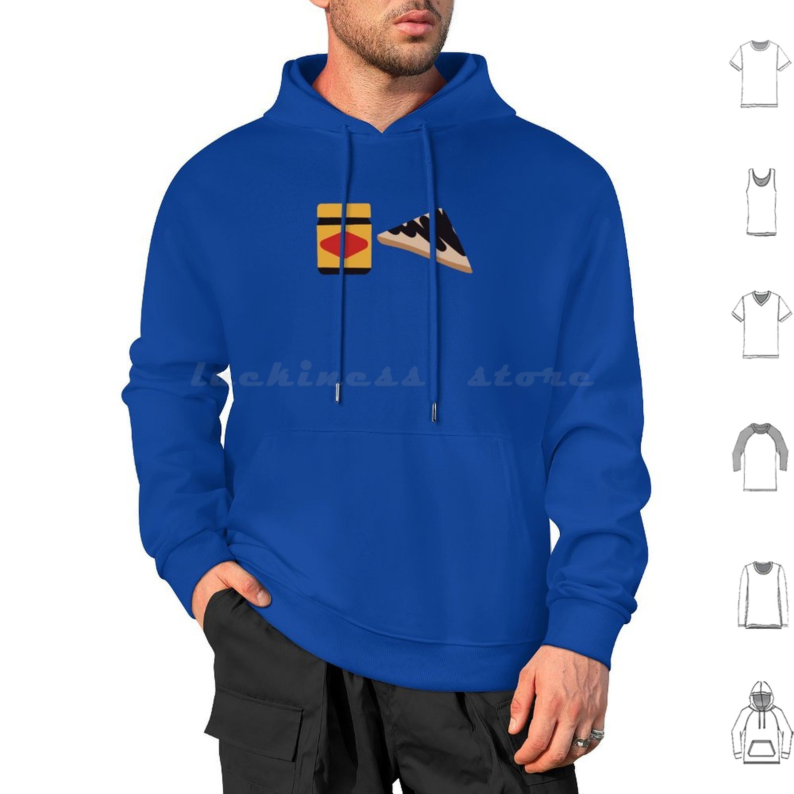 Aussie Sandwich Hoodies Long S - Yummy Food Snacks recension och pris