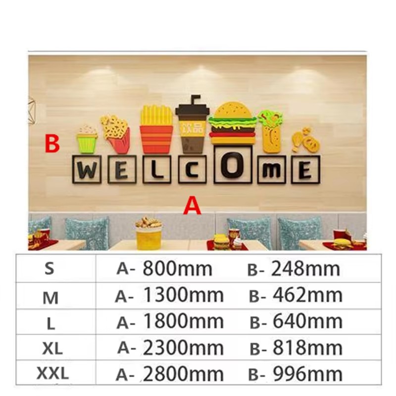 Food Theme Wall Stickers Snack - Food Snacks Background recension och pris