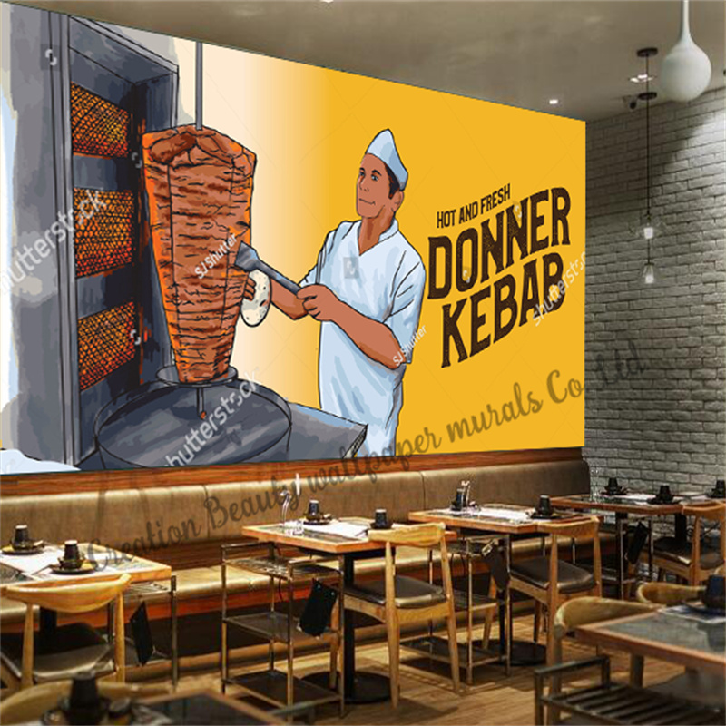 Custom Fast Food Kebab Wallpap - Food Snacks Background recension och pris
