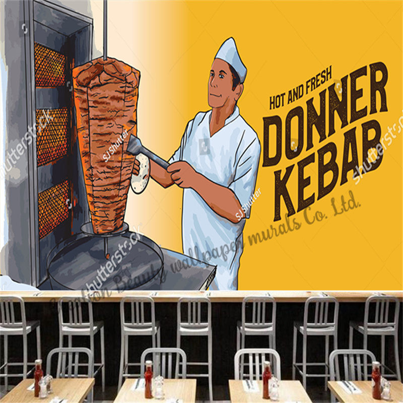 Custom Fast Food Kebab Wallpap - Food Snacks Background recension och pris