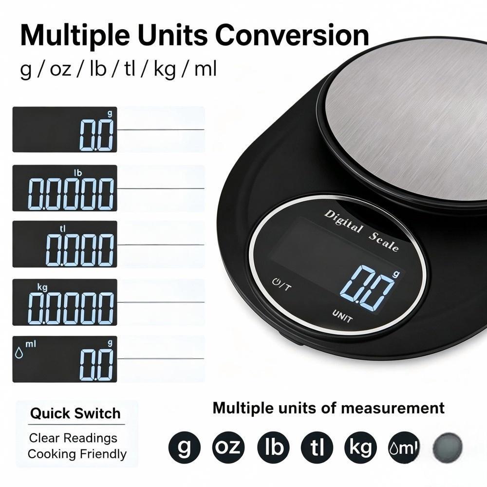 2KG 0.1g Mini Portable Digital - Food & Snacks Coloring Book Bold & Easy Designs For Adults And Kids Bold & Easy Coloring Books recension och pris