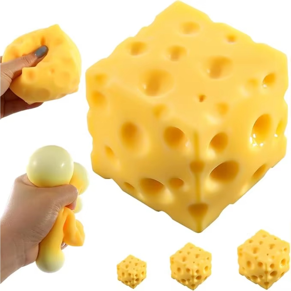 Cheese Stress Ball Squishy Toy - Food & Snacks Coloring Book Bold & Easy recension och pris